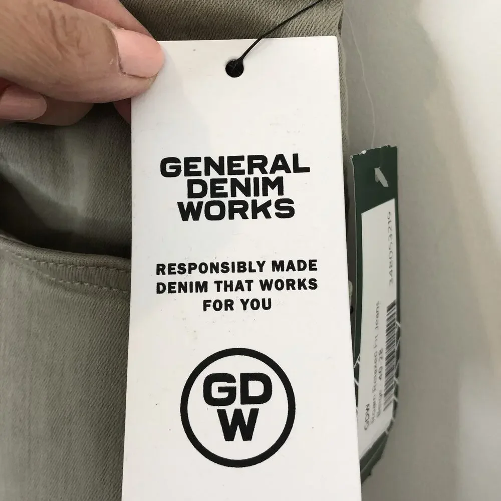 GDW General Denim Works NWT Men's Roam Relaxed Straight Jeans Size 40x28
